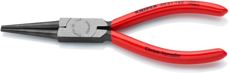 Knipex - 30 31 160 Langbeckzange mit Kunststoff überzogen schwarz atramentiert 160 mm