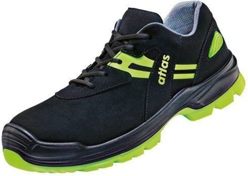 Sicherheitshalbschuh flash 5265 xp S3 esd dguv Gr. 47 schwarz/neon-gelb - Atlas