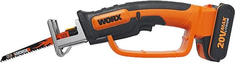 Worx WG894E Akku-Bügelsäge mit 20V Akku und Ladegerät 150 mm Blatt