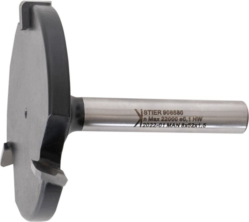 STIER Planfräser HW 8 mm Durchmesser 52 mm NL 8 mm R1,5