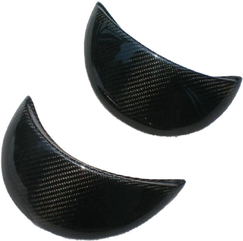 Tlily - Echte Carbonfaser-Frontscheinwerfer-Augenlider, Wimpernabdeckungen für – 1995–2011, leichte Augenbrauenverkleidu...