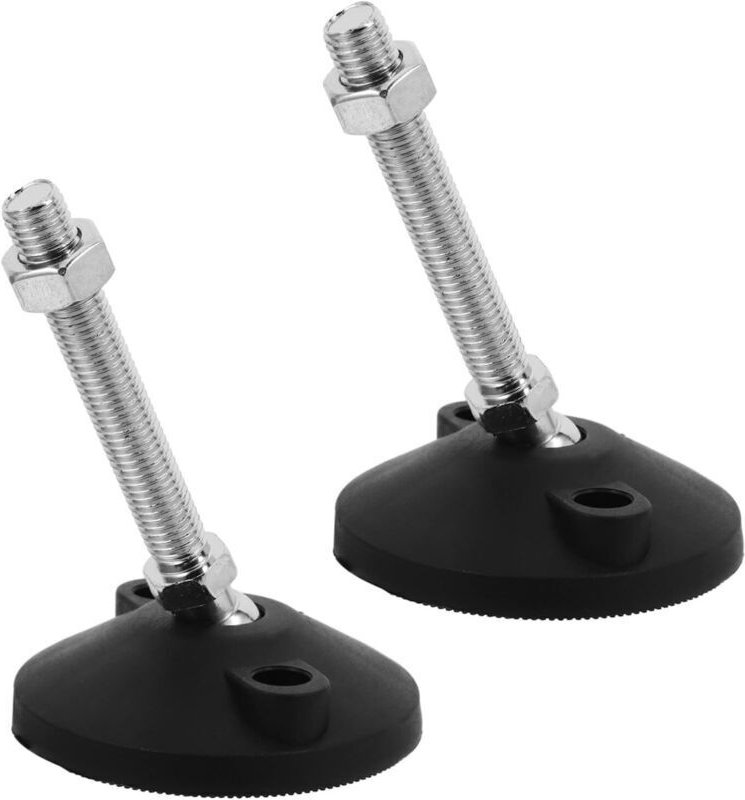 2-teiliges Set verstellbarer Möbelfüße aus Nylon und Eisen, rutschfest und vibrationsdämpfend, robust für Möbel und Gerä...
