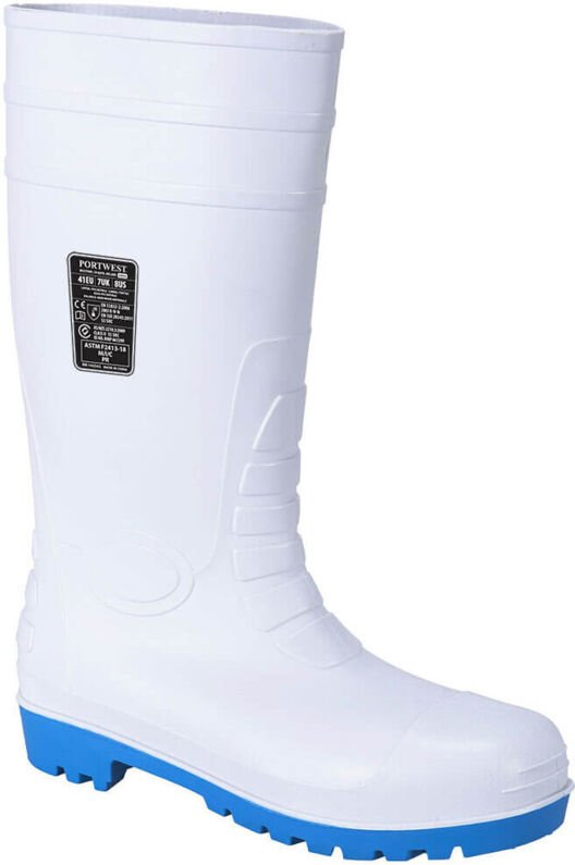 Sicherheitsstiefel Wellington S5 Farbe: Weiß Größe 48 - Portwest