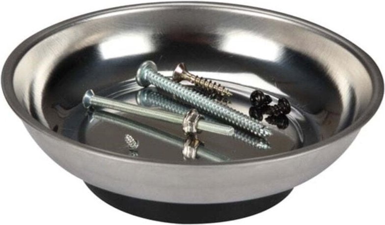 Toolland Magnetische Werkzeugschale, Set mit 10 Stück im Verkaufsdisplay, zum Halten von Werkzeugen, Schrauben, Bohrern ...