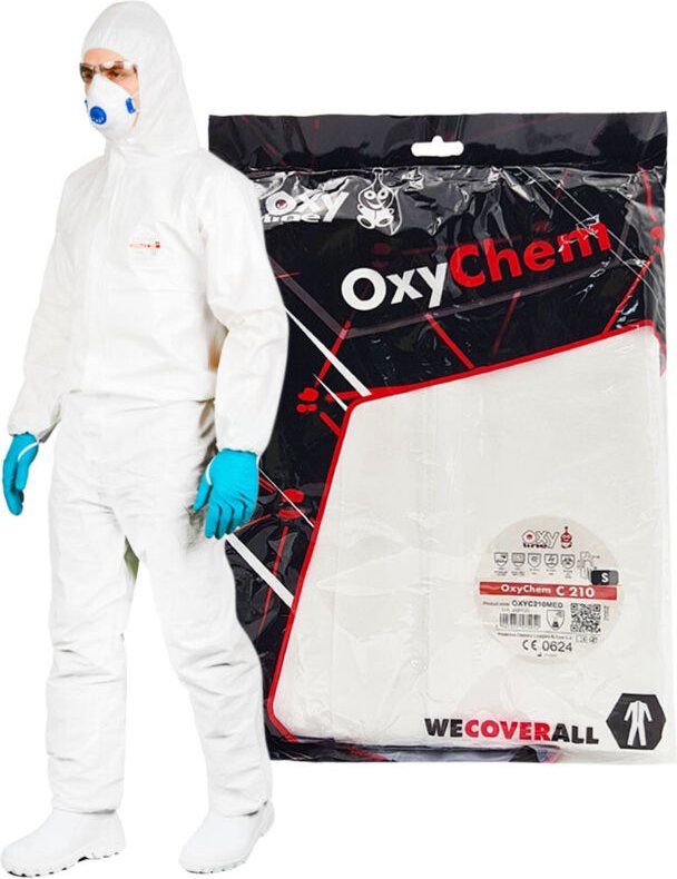 Lackschutzanzug weiß S OxyChem C210 Typ 5 6
