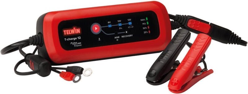 Telwin 807567 Ladegerät Maintainer Charge 12 WET GEL AGM MF PbCa EFB 6/12V