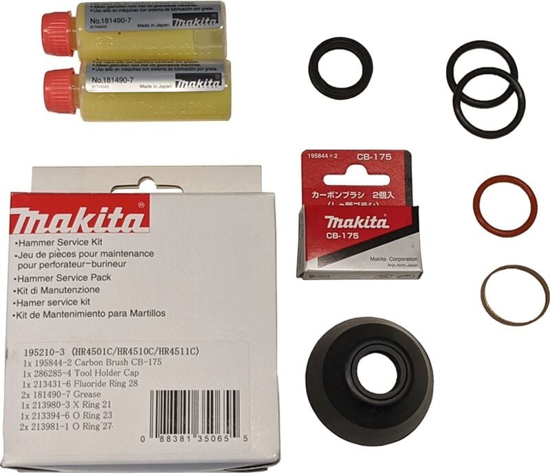 Makita Abbruchhammer Wartungsset Hr4511c Cod. 195210-3