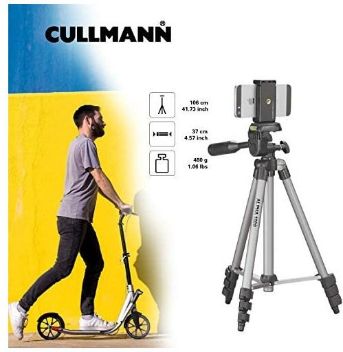 Thumbnail - Cullmann - 52102 - Mobiles Stativ Alpha 2800 mit Smartphone-Ständer, Silber