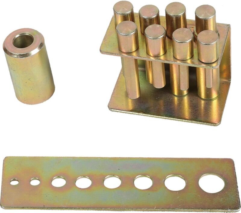 performance Druckdorn-Satz für Hydraulik-Werkstattpresse, 8-tlg