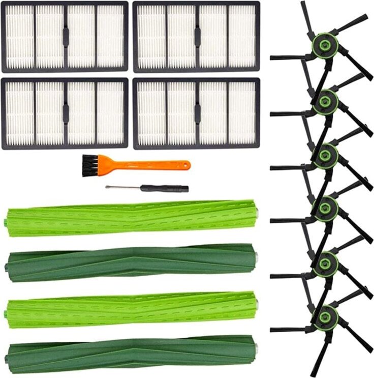 Walzenbürstenteile für Roboterstaubsauger Seitenbürstenfilter