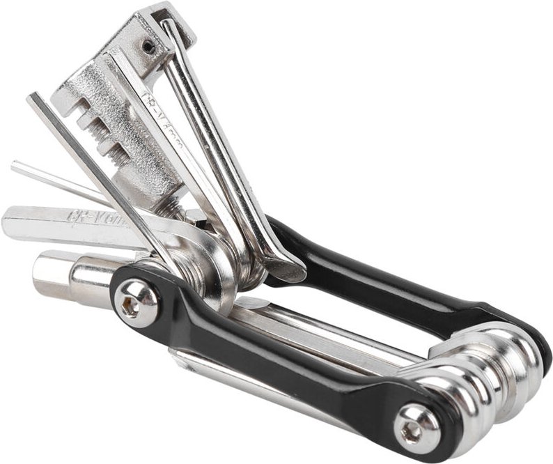 T25 Tragbares Werkzeugset 11 in 1, universelles Klappwerkzeugset, Mini-Fahrradset mit T25-Sternschlüssel, Kettenschneide...