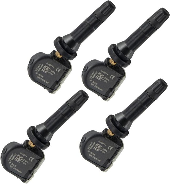 Tlily - 4Pcs tpms Reifendruck Sensor 13533166 für SiIverado ats CT4 CT5 Escalade