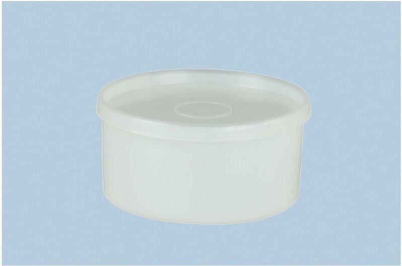 Hünersdorff Dose mit Stülpdeckel 400 ml, rund natur, 114x55 mm