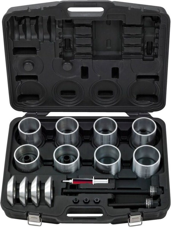 KS TOOLS Druck- und Zughülsen-Satz in Kunststoffkoffer 22tlg. - 700.1800