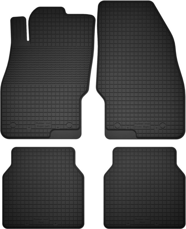 Gummi-Automatten, 4er-Set, Universalmodell: Nissan Pathfinder 7 Sitze (vor Facelift) (2005-2010)