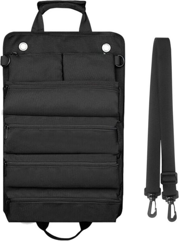 Werkzeugtasche zum Aufrollen für Damen und Herren, strapazierfähiger und wasserdichter Werkzeugorganizer mit Rollen, mul...