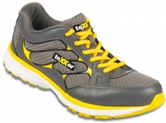 teXXor® S1P-Sicherheitshalbschuhe ROUBAIX grau/gelb EN ISO 20345, 6116 Gr.47
