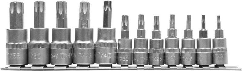 Torx-schlüsselsatz auf schiene 12 stk YT-04331 Yato