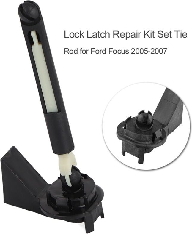 Ej.life - Auto-Motorhauben-Haubenschloss-Verriegelungs-Reparatursatz-Set Spurstange für Ford Focus 2005–2007