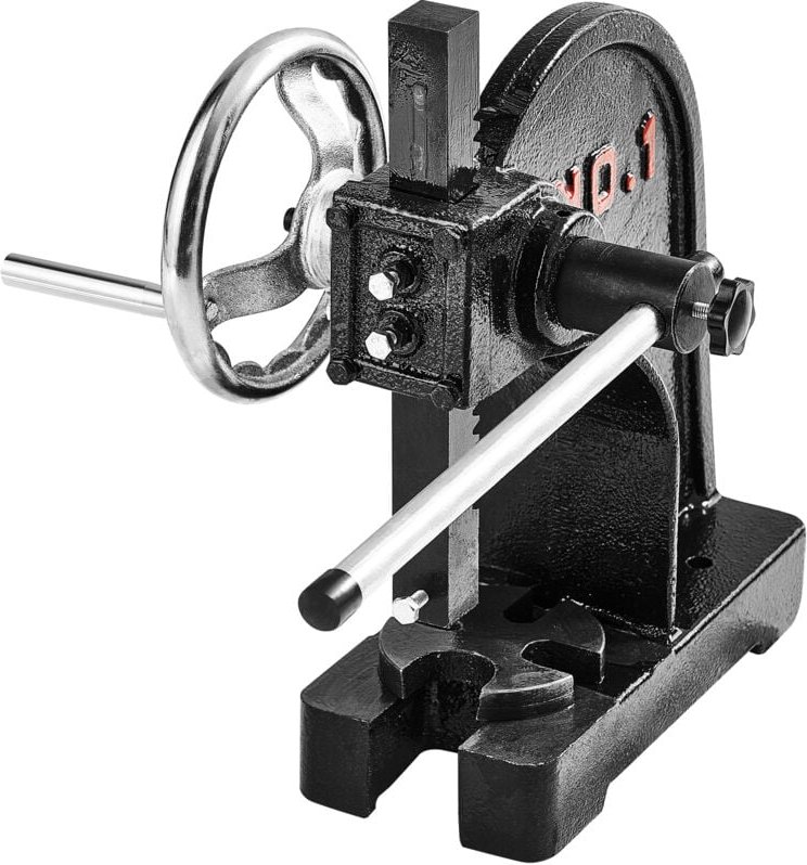 Mophorn Arbor Press, 1 Tonne manuell. Handrad. Max Höhe 5.9„“. Konstruktion aus Gusseisen. Manuelle Tischpresse. Für Sta...