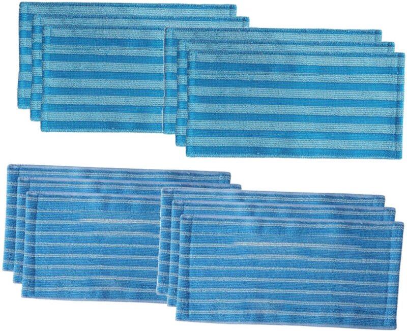 12in1 Ersatzpads Mikrofaserpads kompatibel mit Philips FC6408/01 FC6409/01 FC6718/01 FC6719/01 FC6728/01 FC6729/01 Staub...
