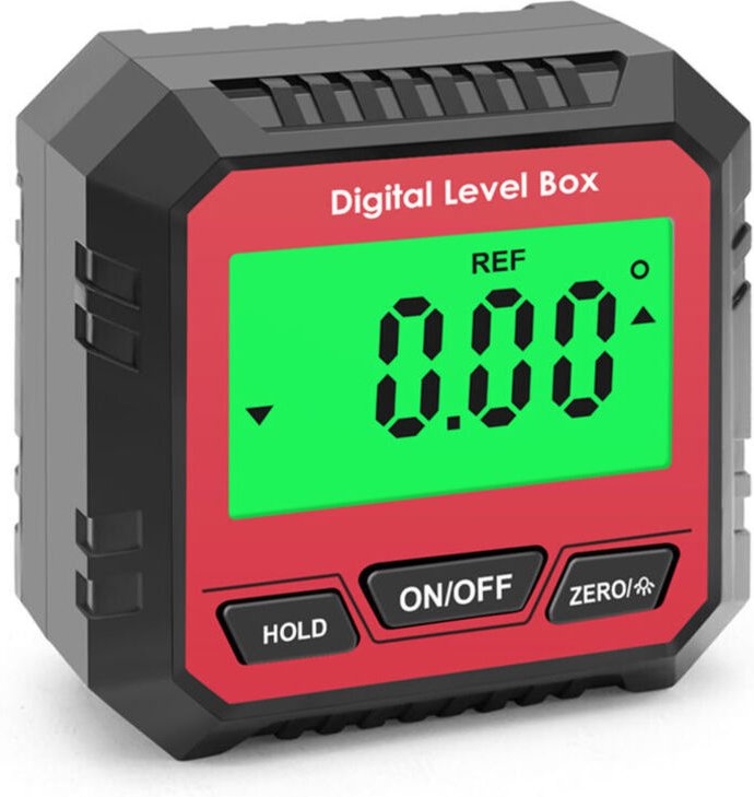 Digitaler Winkelmesser, Multifunktions-Winkelmesser, Neigungsmesser, hintergrundbeleuchtetes LCD-Display / magnetisches ...