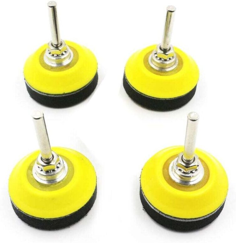 Klett-Schleifpads – 6,35 mm Schaft – Polsterschaumschicht – Für Bohrmaschinen – Schonendes Polieren