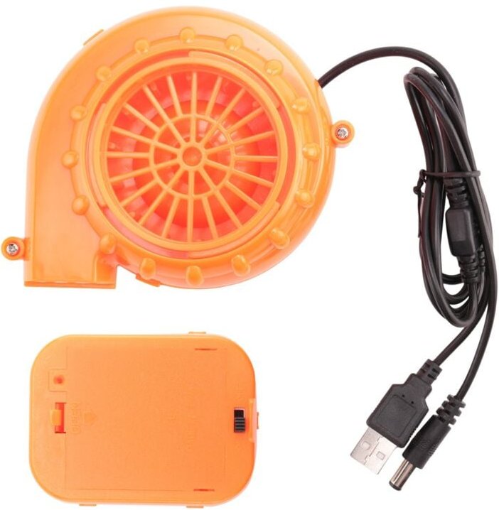 Tlily - Mini GebläSe für Dinosaurier KostüM oder Maskottchen Kopf Anderes Aufblasbares Spiel Set, Orange