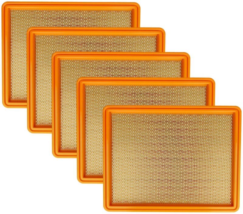 vhbw Filterset 5x Staubsaugerfilter Ersatz für Kärcher 5.731-020.0 Filter für Staubsauger - Hauptfilter, Flachfalten-Fil...