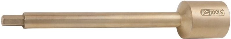 KS Tools BRONZEplus Bit-Stecknuss Innensechskant 1/2 lang 6x160 mm