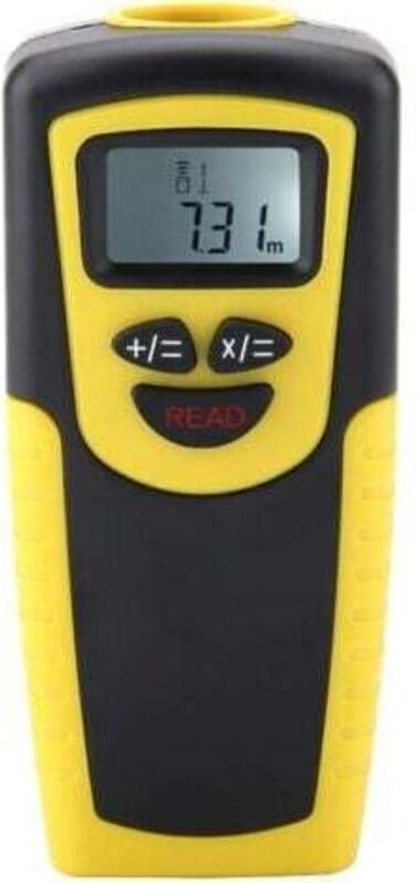 Digitales Ultraschall-Laser-Entfernungsmessgerät 50 cm – 18 m, Laserbanddetektoren für Distanz-, Flächen- und Volumenmes...