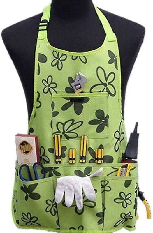 Gartenschürze Oxford-Stoff Verdickung Gartengeräte Gürtel Multifunktions Wasserdicht Verschleißfest für Frauen Männer