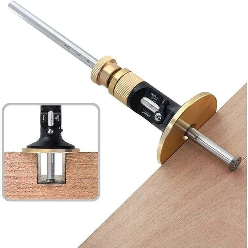Couteau de Menuiserie en Alliage Aluminium Laiton pour Marquage Précision Bois Dur
