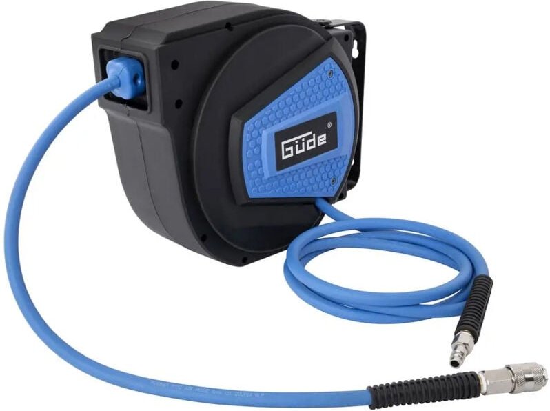 Automatikschlauchtrommel 10 m - Druckluftschlauch Aufroller - Güde