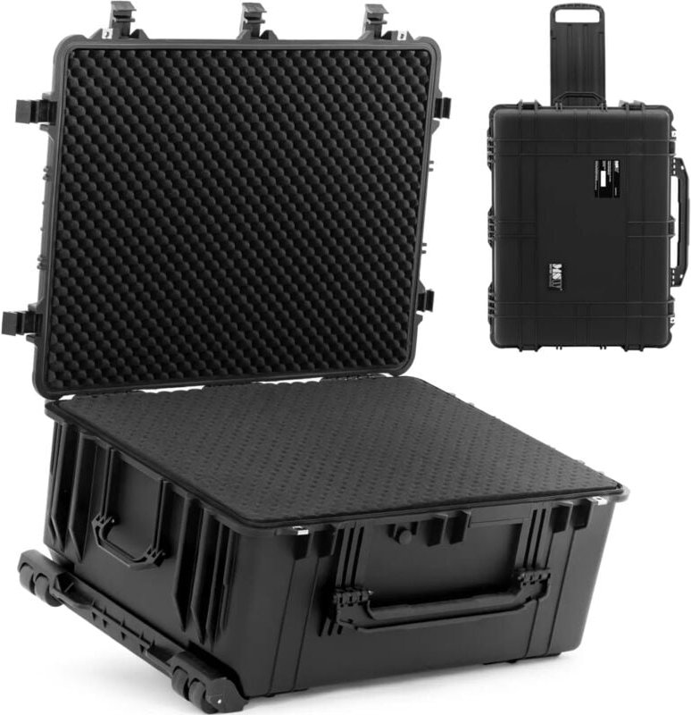 MSW - Werkzeugtrolley wasserdicht 79 x 59,5 x 36,5 cm Teleskopgriff Transportkoffer