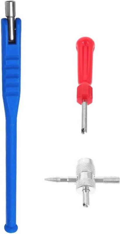 Gabrielle - 3-teiliger Reifenventilentferner, Reifenventilwerkzeuge, Werkzeug zum Entfernen von Autoreifenventilen, Repa...