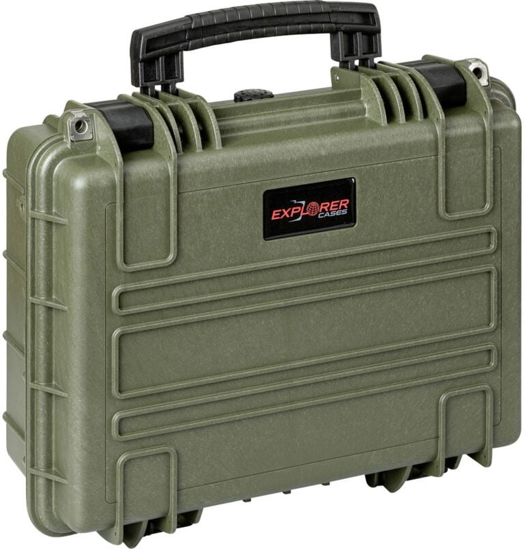 Outdoor Koffer 3815HL.G green with pick & pluck foam (b x h x t) 38 x 27 x 16 cm Ol - Explorer Cases