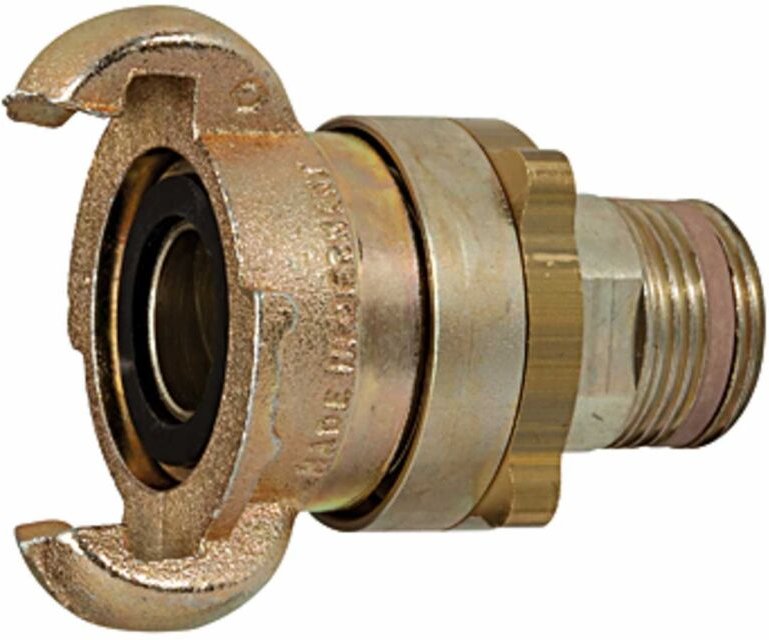 Riegler Sicherheits-Klauenkupplung mit Außengewinde, G 3/8, DN 10