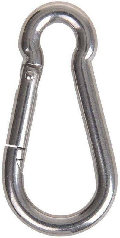 Karabinerhaken 80x8mm a4 rvs aisi 316 870 dan