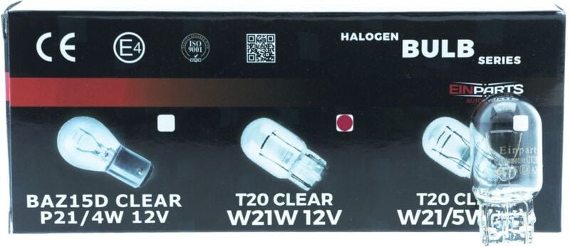 EinParts Halogenlampe W21W 12V 3000K Gelb 21W W3x16d, 1 Stück