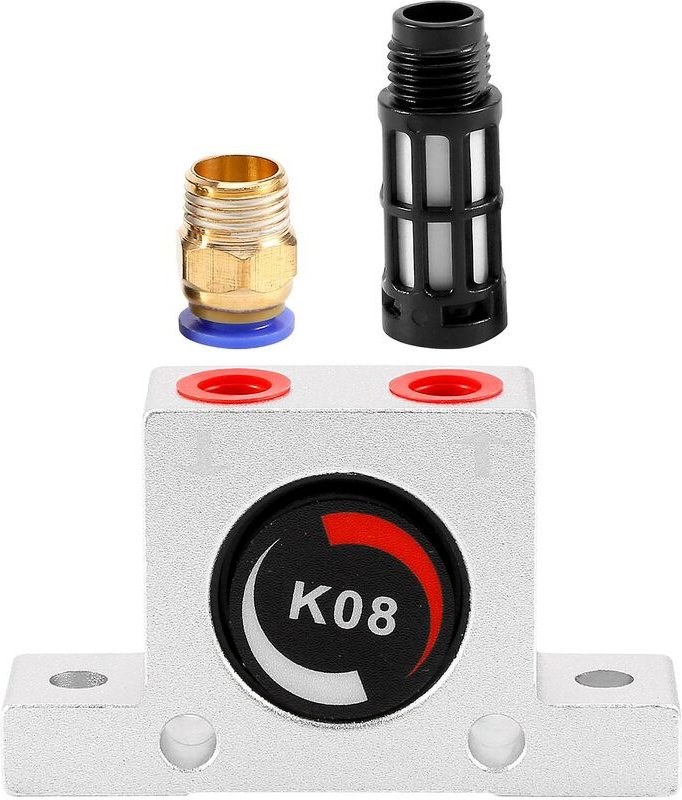 Woosien - 1/4 pneumatische Turbinenvibratoren, leiser goldener Industrievibrator für Trichter, industrielle pneumatische...