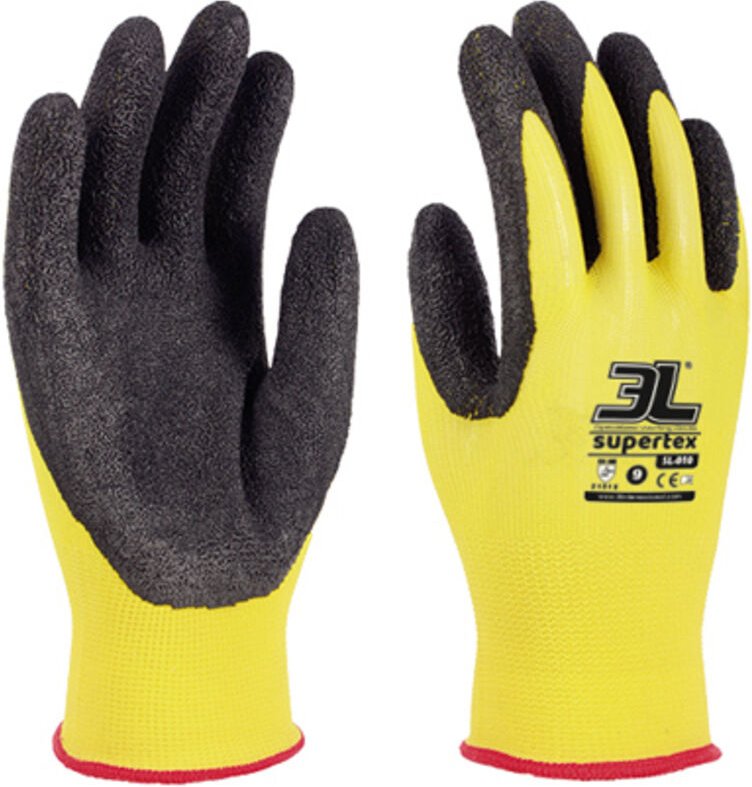 Supertex grober Latexhandschuh groß Größe 9 3l