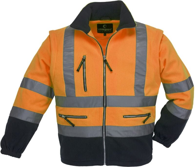 Wärme-Arbeitsjacke STATION - Neonorange S - 40/42