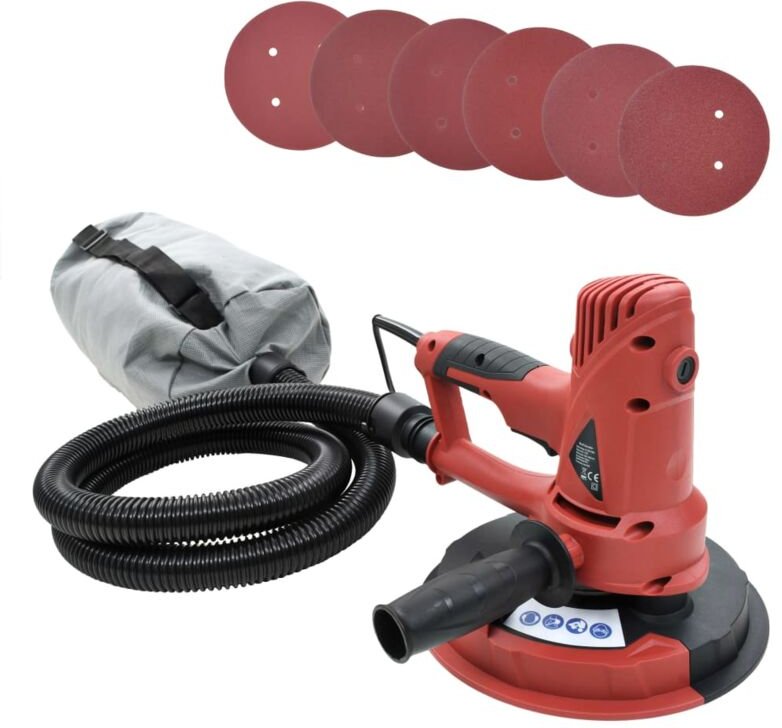 Trockenbau-Schleifmaschine mit Vakuumfunktion 710 W vidaXL