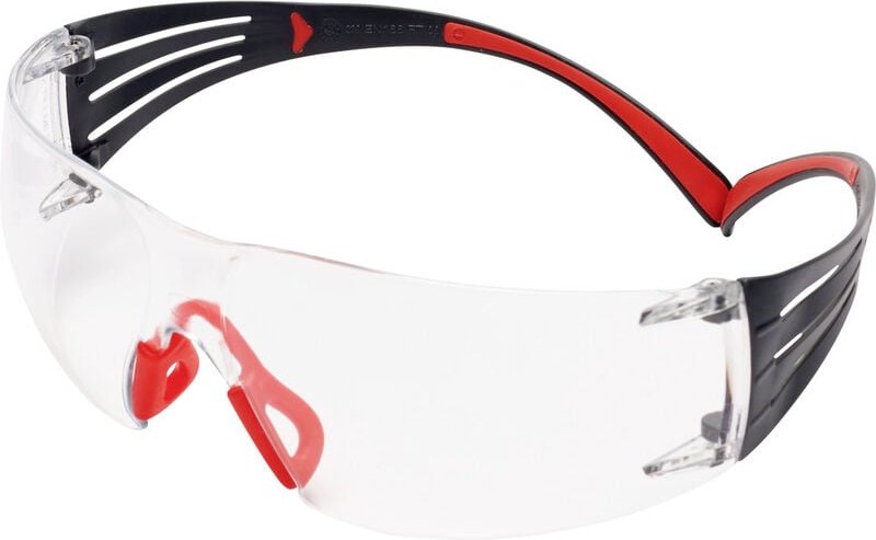 3M - SF401SGAF-RED Überbrille mit Antibeschlag-Schutz Rot, Grau en 166, en 170, en 172 din 166, din 1