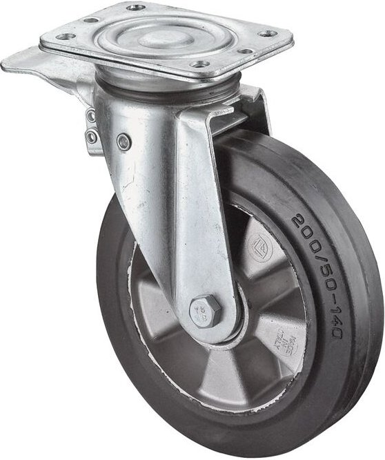 BS ROLLEN L620.B80.160 Schwerlastlenkrolle Rad-Ø 160 mm Tragfähigkeit 350 kg To