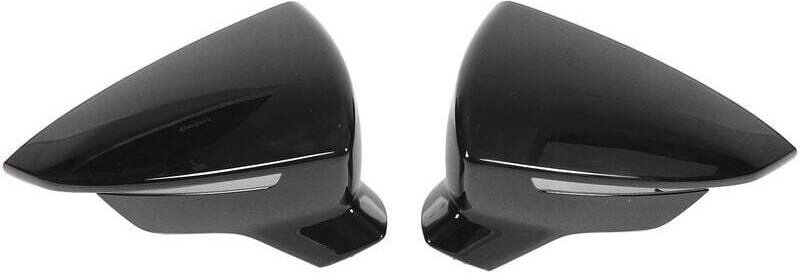 Spiegelkappen, Paar Ersatz-Schutzkappen für den linken und rechten Außenspiegel für SEAT Leon Mk3 5F ST FR Cupra 2013 bi...