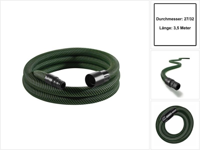 D27/32x3,5m-AS/CTR Saugschlauch konisch ( 204921 ) für ct 26/36/48 ct mini ct midi ab 2019 - Festool