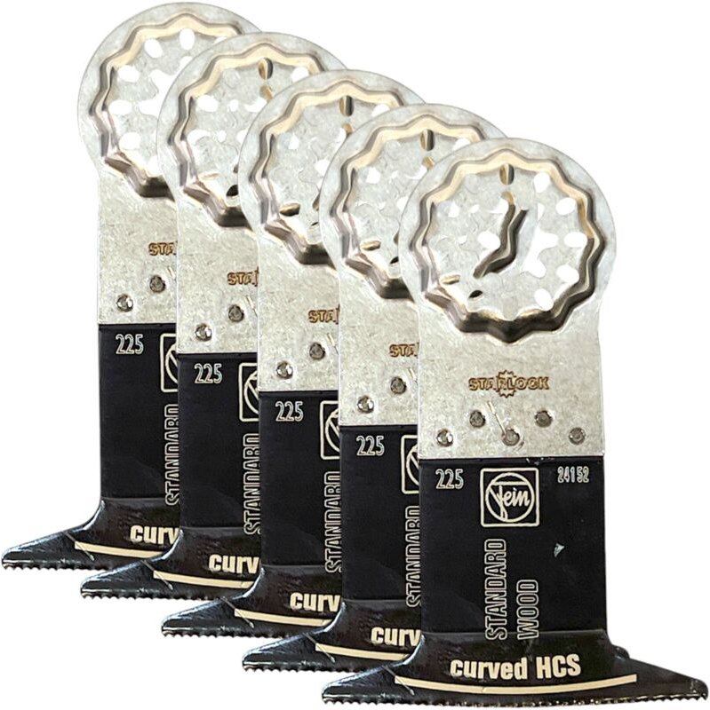 No Brand - fein e-cut Standard curved Sägeblatt Multimaster Holz Starlock 50x65 mm VE5