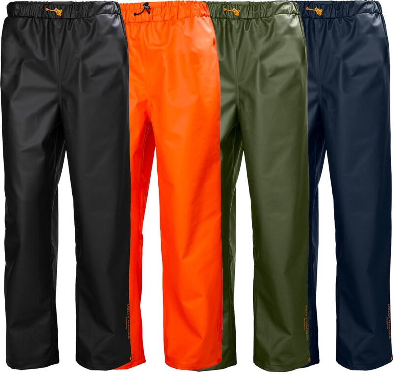 Helly Hansen Gale Rain Pant Wasserdichte Arbeitshose - L - Schwarze